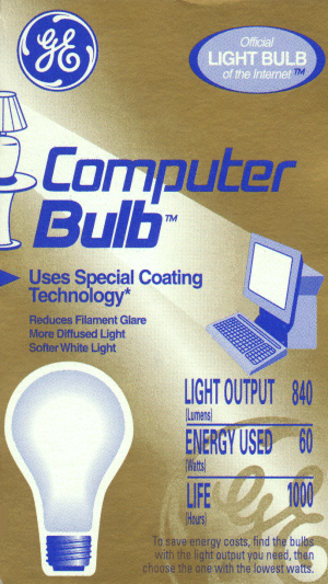 The New Computer Bulb - The official light bulb of the Internet!